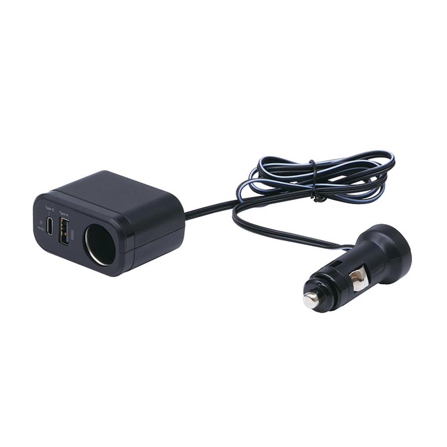 槌屋ヤック　ＰＤ３０Ｗ＋ＵＳＢ＋ソケット　セパレート　ＺＥ－１０４