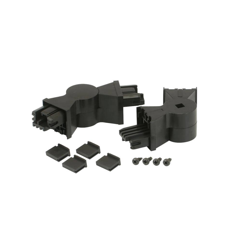 ＹＫＫ　ＡＰ　フェンス　シンプレオフェンス　コーナー継手Ｖ　カームブラック