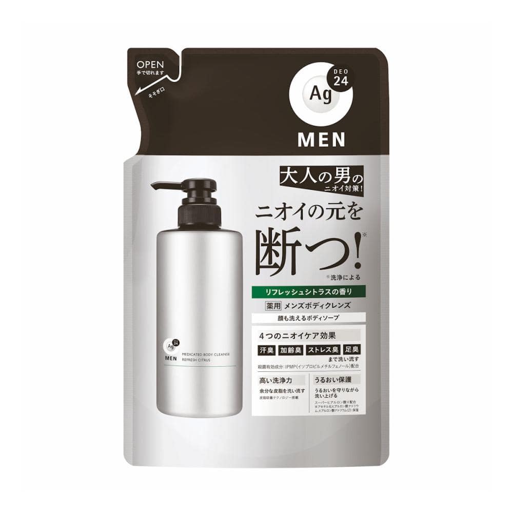 Ａｇデオ２４メン　メンズボディクレンズ　詰め替え用　４２０ｍＬ