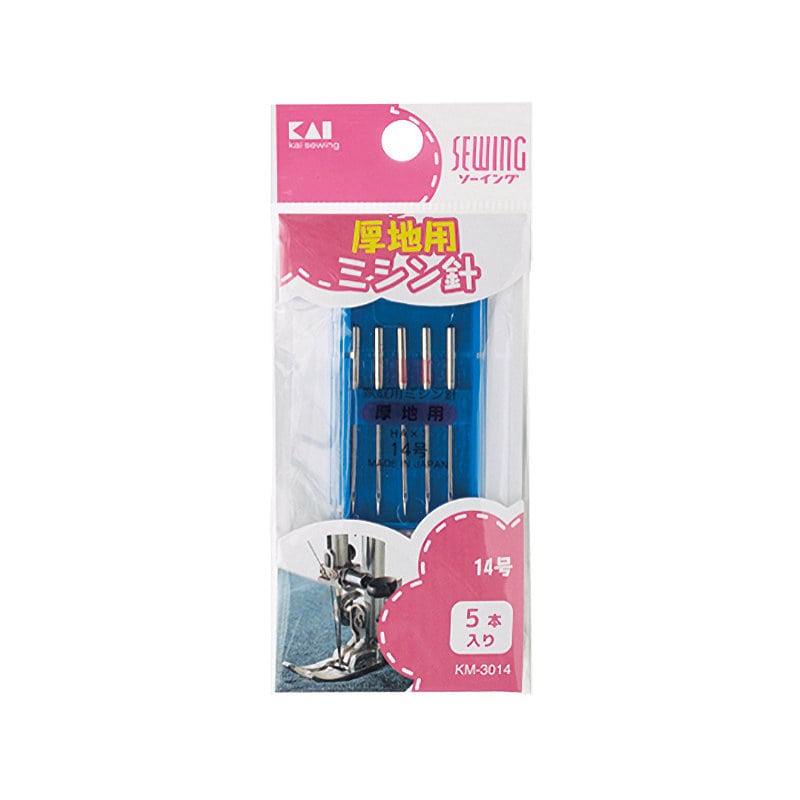 貝印　ミシン針　１４号　厚地用　５本入り