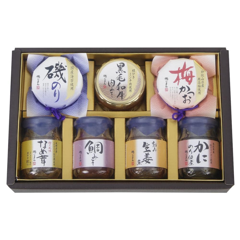 磯じまん　ご飯のお供瓶詰セット　５個