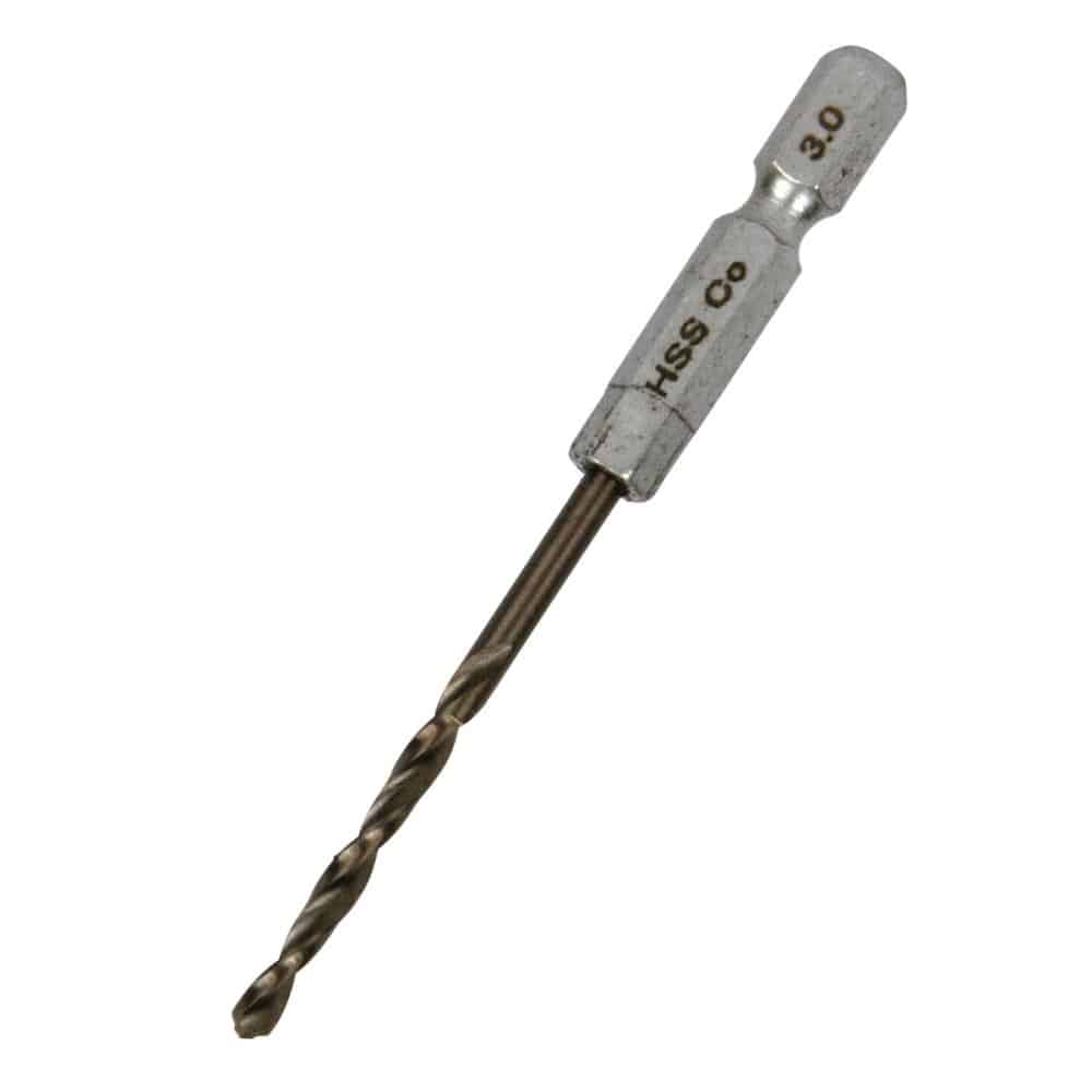 藤原産業　ＳＫ１１　六角軸Ｃｏステンドリル　普通　３．０ｍｍ