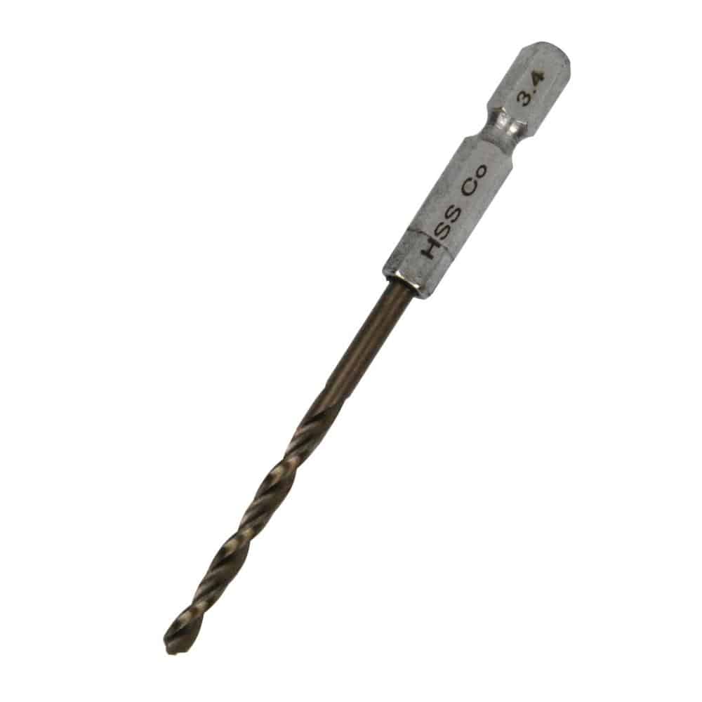 藤原産業　ＳＫ１１　六角軸Ｃｏステンドリル　普通　３．４ｍｍ