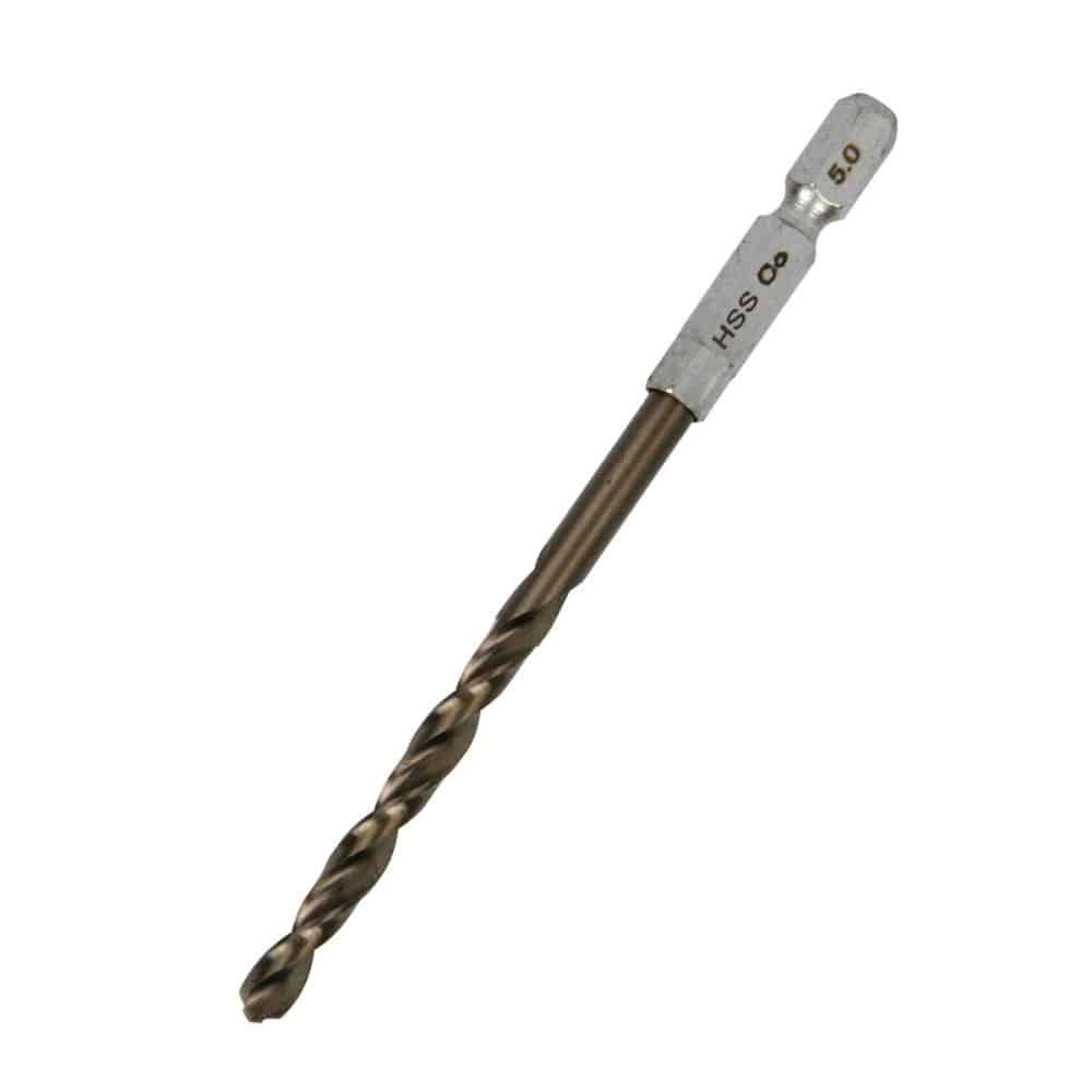 藤原産業　ＳＫ１１　六角軸Ｃｏステンドリル　普通　５．０ｍｍ