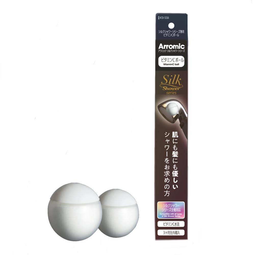 アラミック　シルクシャワー　専用ビタミンＣボール　６個入り　ＭＸＨ－ＶＣＢ－ＳＳＳ６