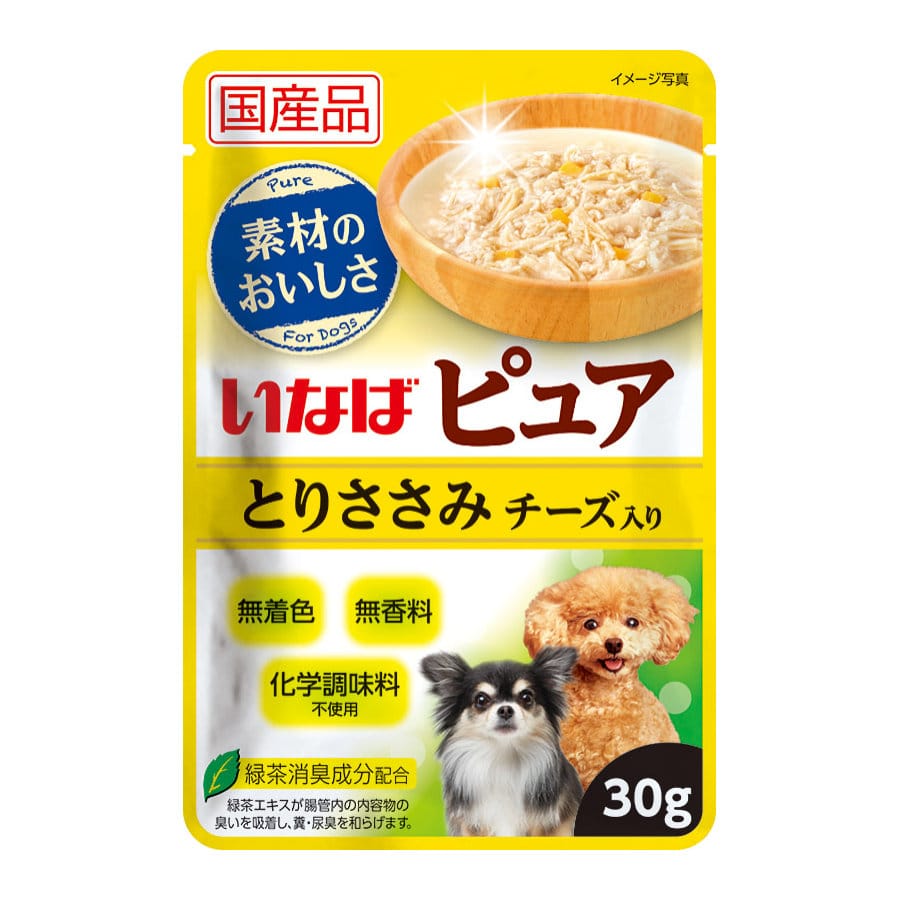 いなば　ピュアパウチ　とりささみ　チーズ入り　３０ｇ