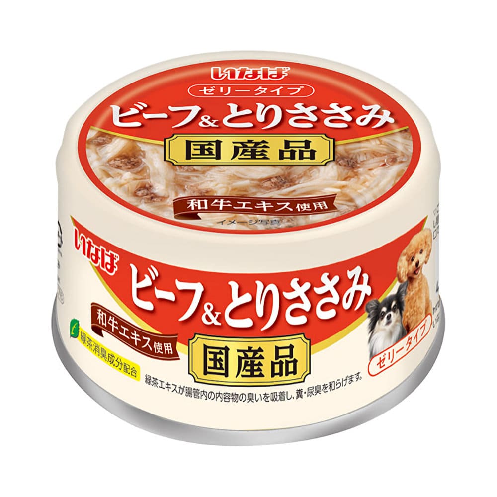 いなば　ビーフ＆とりささみ　ゼリータイプ　８５ｇ