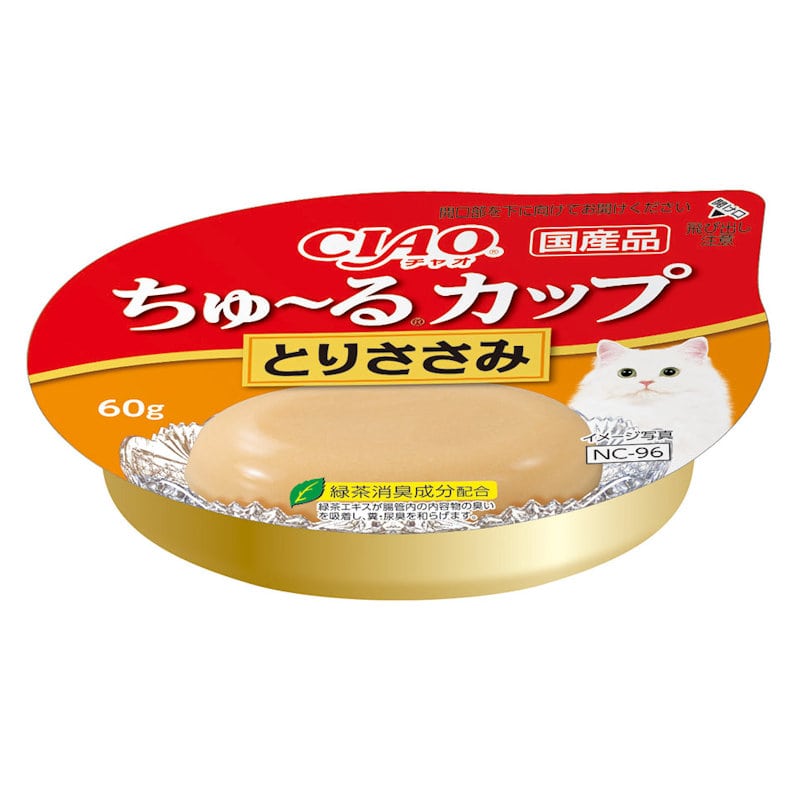 ＣＩＡＯ　ちゅ～るカップ　とりささみ　６０ｇ