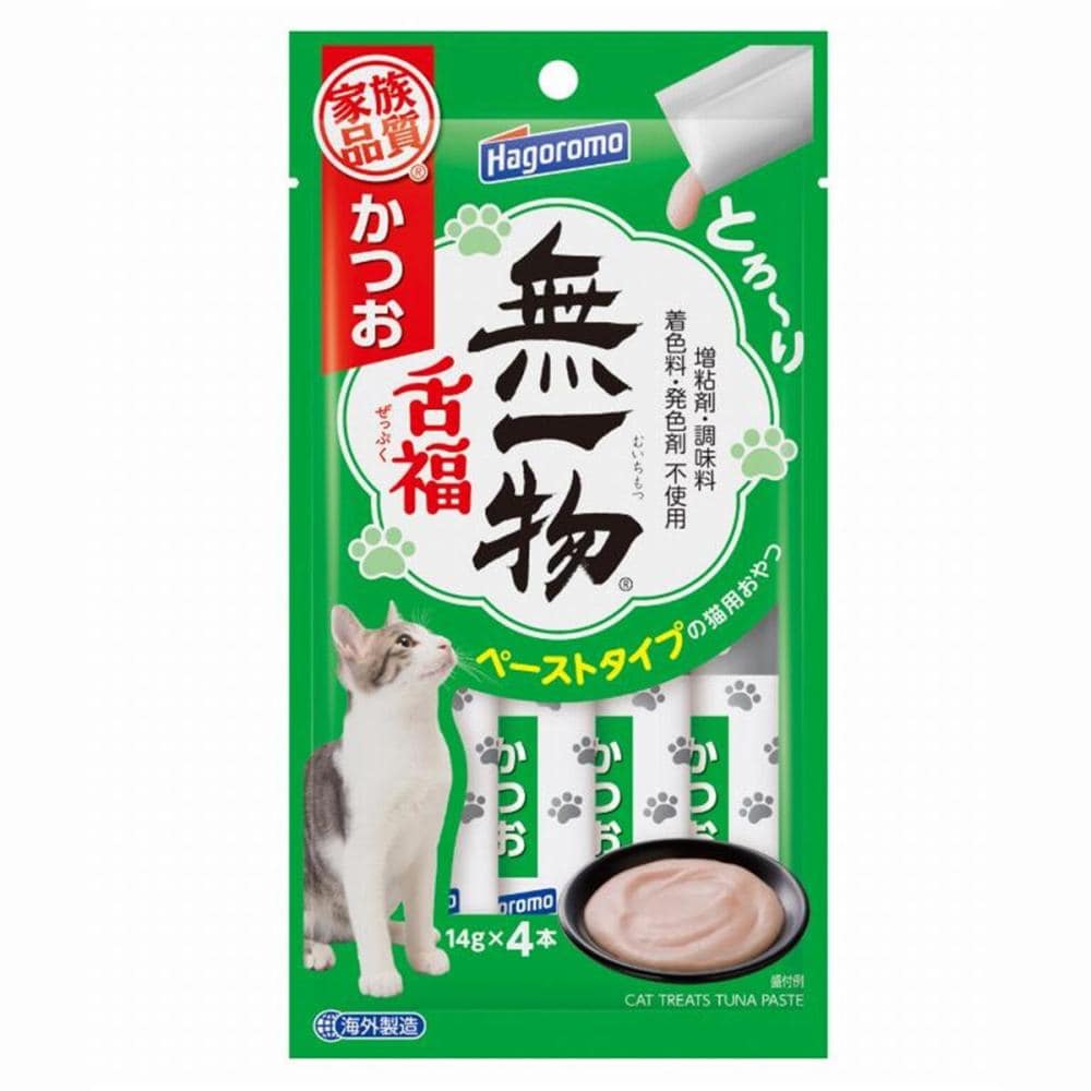 はごろもフーズ　無一物　舌福　かつお　１４ｇ×４本