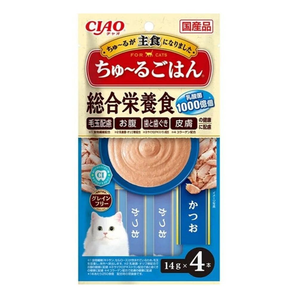 ＣＩＡＯ　ちゅーるごはん　かつお　１４ｇ×４本