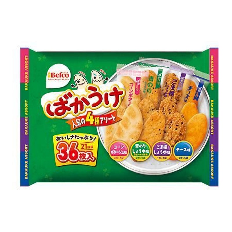 栗山米菓　Ｎばかうけアソート　３６枚