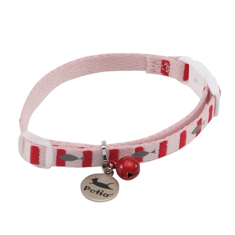 ペティオ　ＣＡＴ　ＣＯＬＬＡＲ　フィッシュボーダーカラー　ピンク
