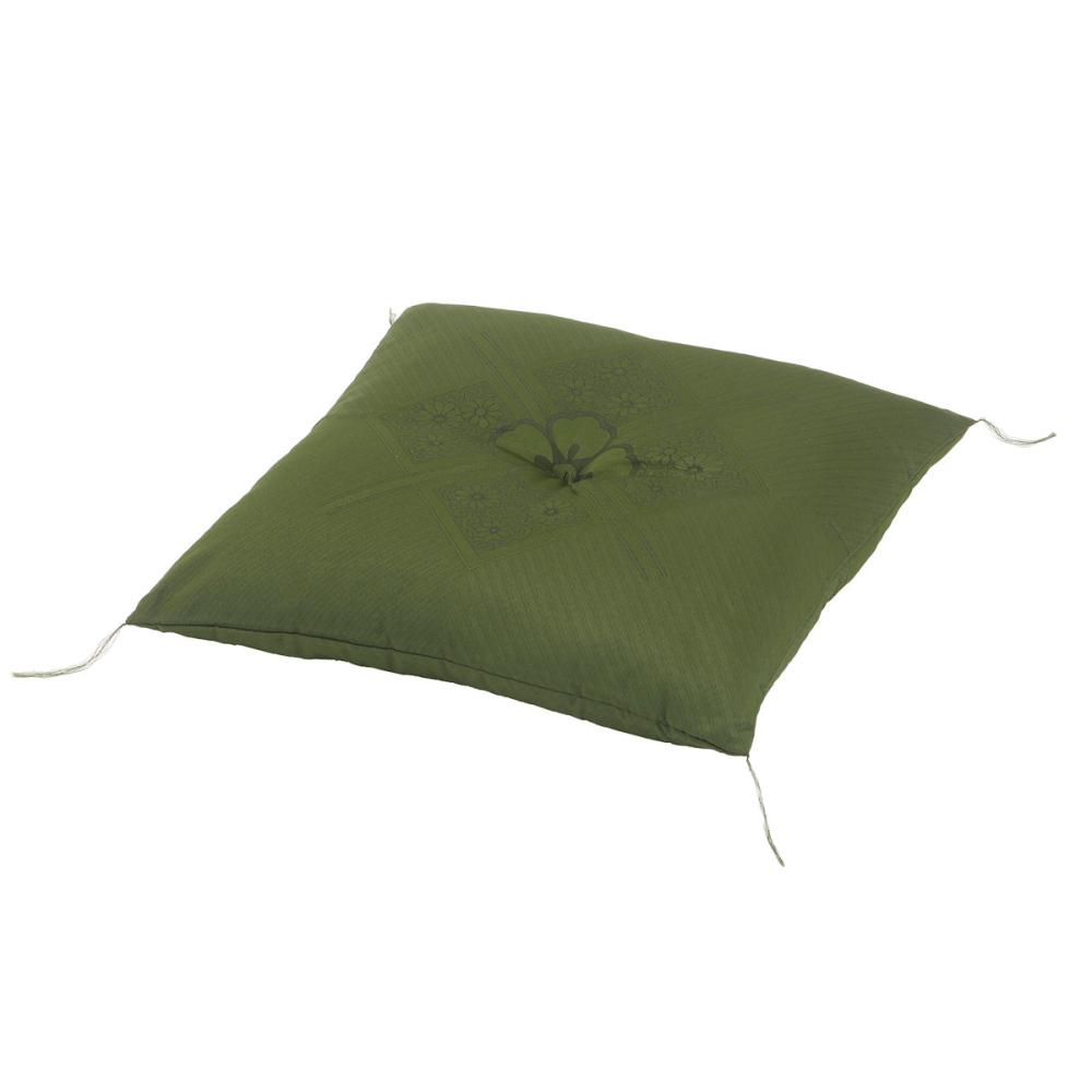 座布団　ハイウェイ　グリーン　５９×６３ｃｍ