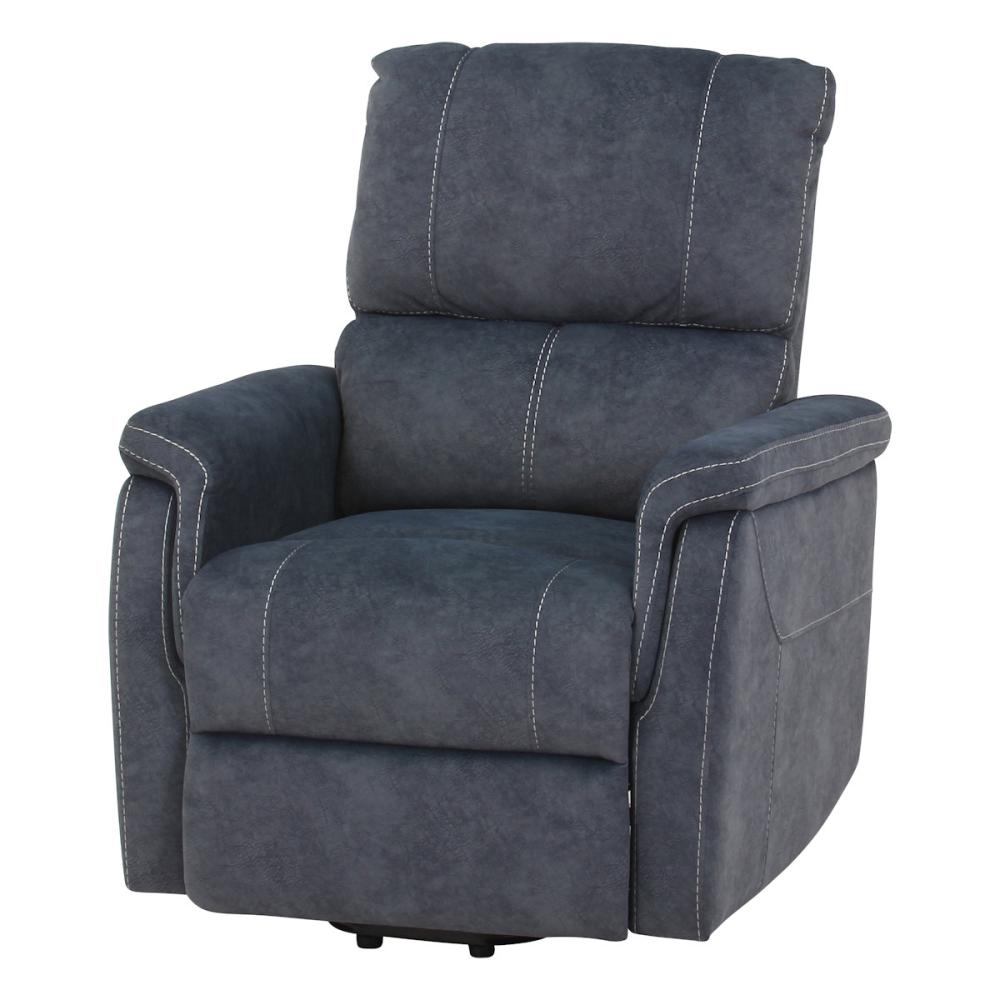 不二貿易　立ち上がりやすい電動リクライナー　ＰＥＡＣＥ　ブルーグレー　ＣＤ４９１２４
