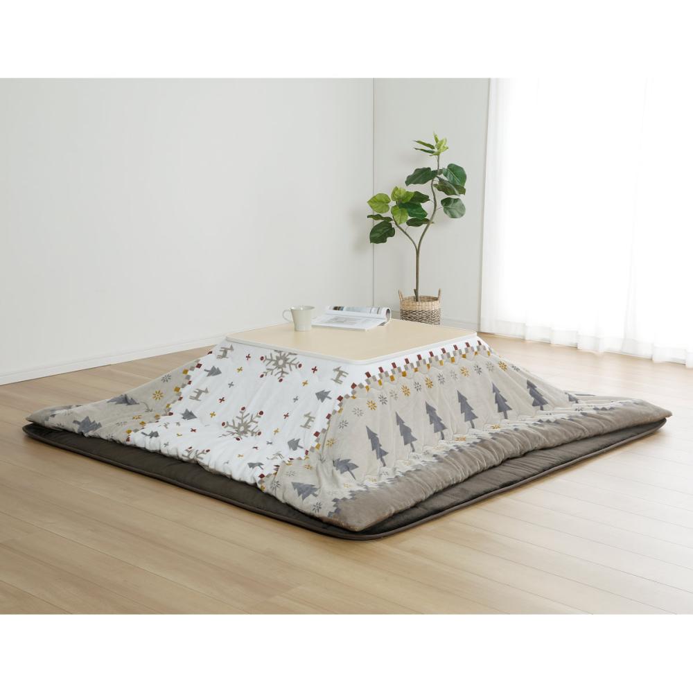 アテーナライフ　暖プラス　こたつ掛布団　フュージョン　正方形　１９０×１９０ｃｍ