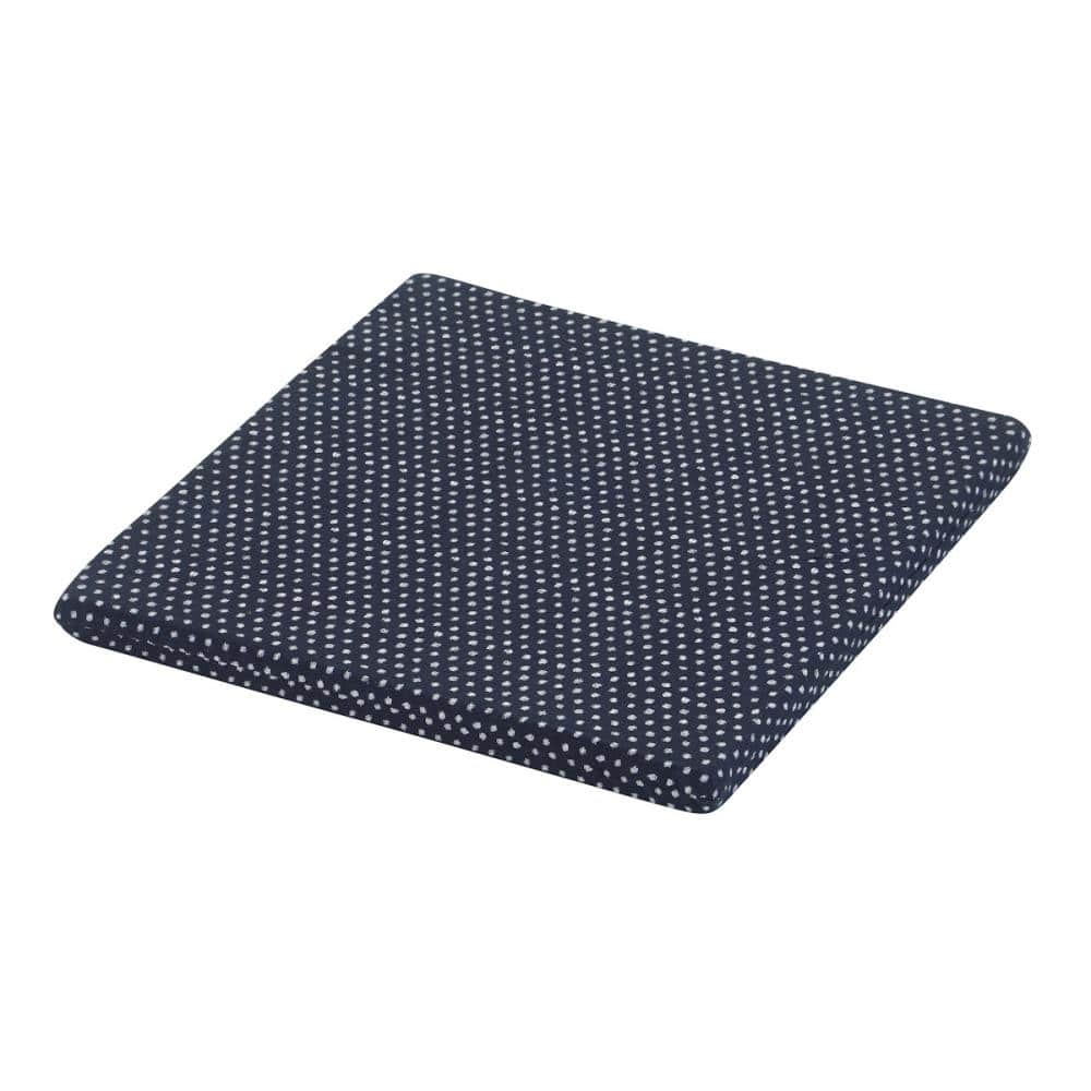 アテーナライフ　薄型座布団　あられ２　ネイビー　４３×４３ｃｍ