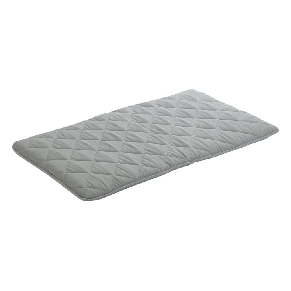 アテーナライフ　先染め三層長座布団　グレー　６５×１１５ｃｍ