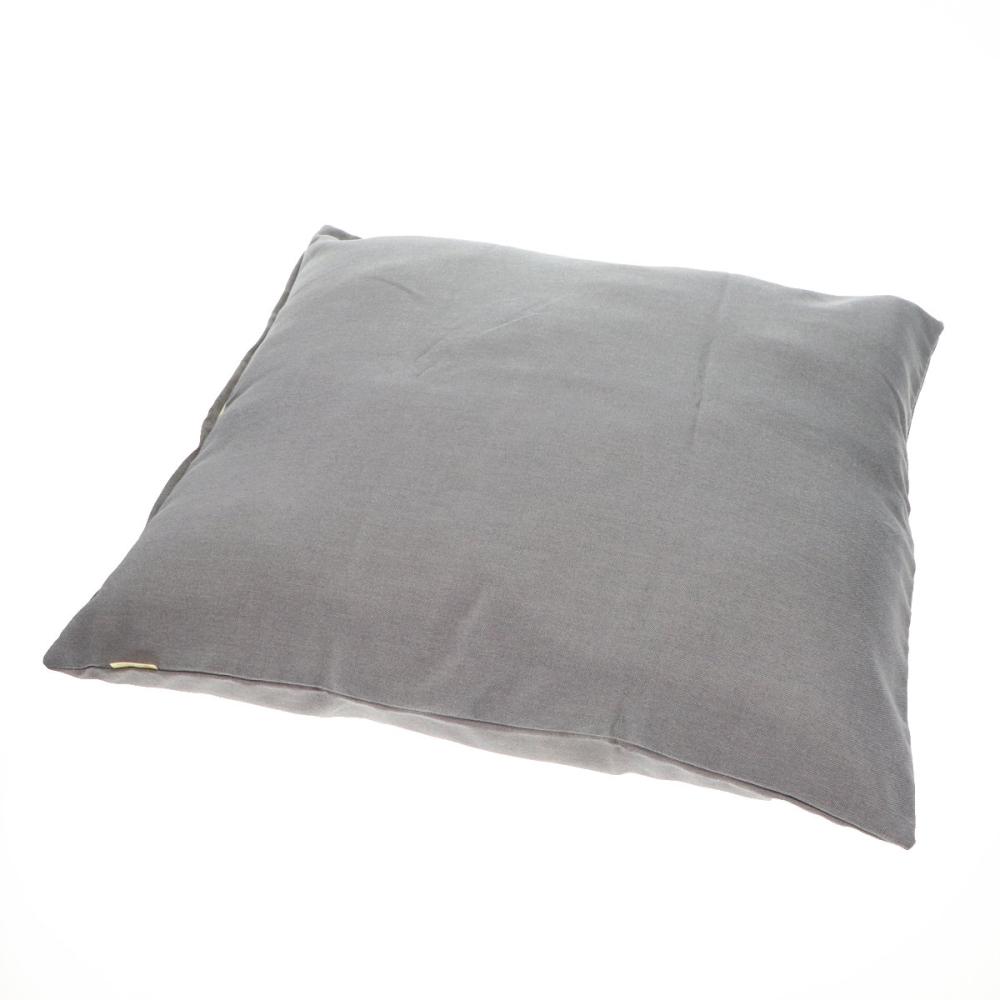 アテーナライフ　先染め座布団カバー　グレー　５５×５９ｃｍ