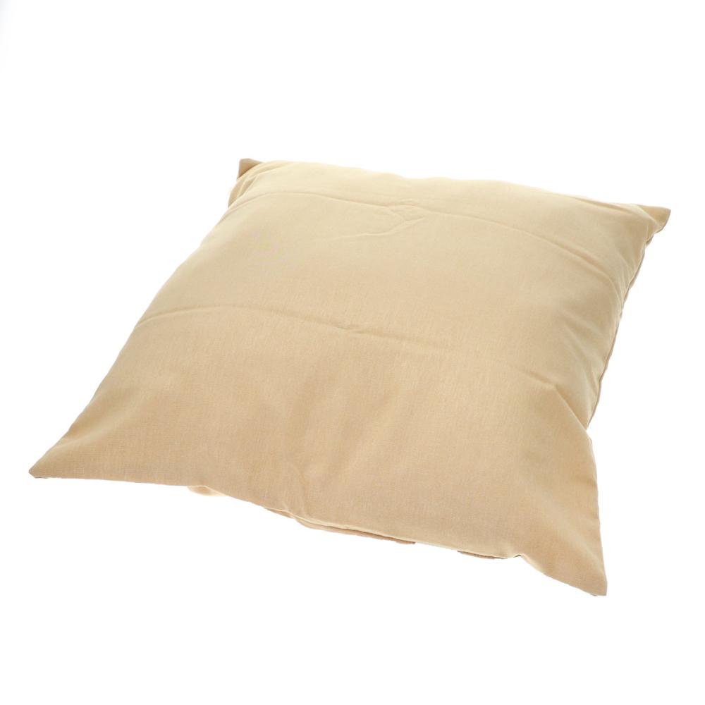 アテーナライフ　先染め座布団カバー　イエロー　５５×５９ｃｍ