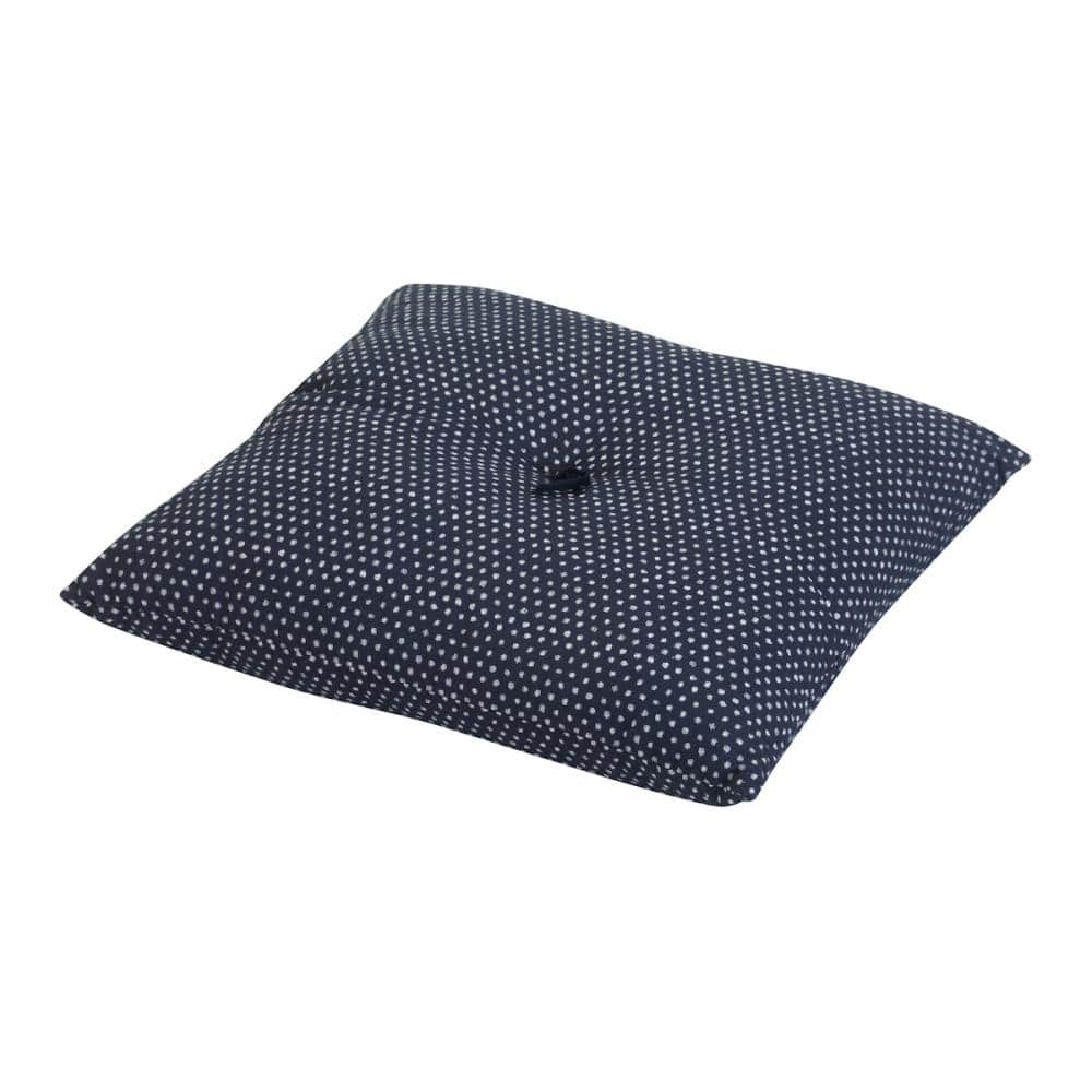 アテーナライフ　座布団　あられ２　ネイビー　５５×５９ｃｍ