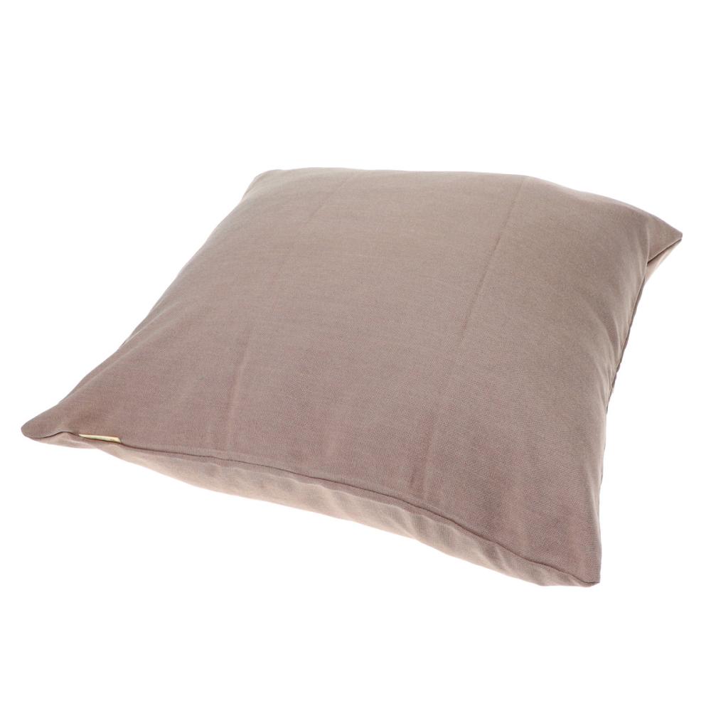 アテーナライフ　先染めクッションカバー　ベージュ　４５×４５ｃｍ