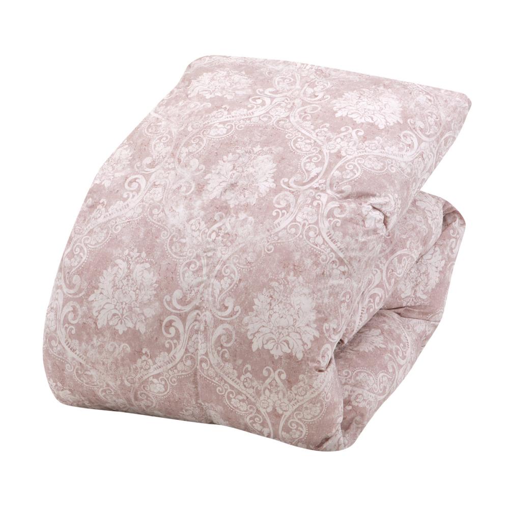 ハイブリッド羽毛掛布団　ホワイトダックダウン５０％使用　ピンク　シングル　１５０×２１０ｃｍ　Ｒ２５５５５