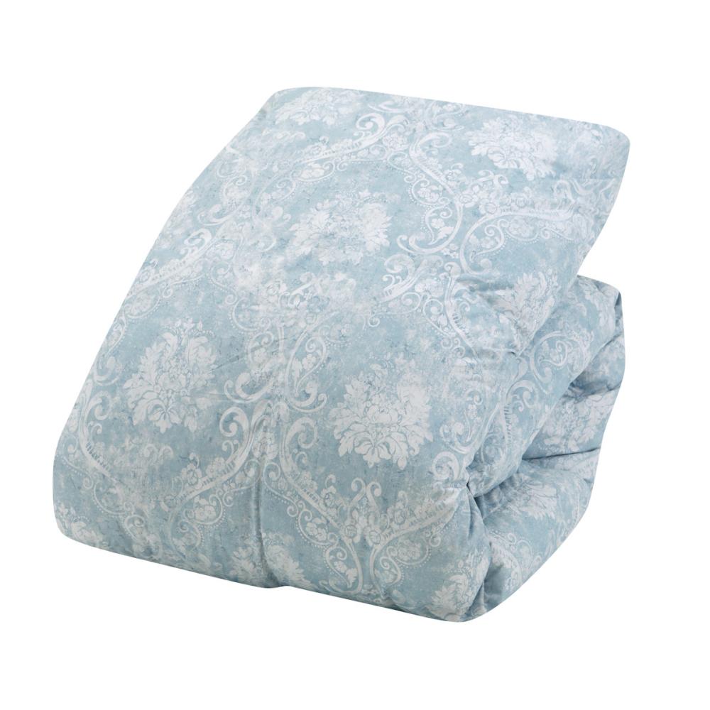 ハイブリッド羽毛掛布団　ホワイトダックダウン５０％使用　ブルー　シングル　１５０×２１０ｃｍ　Ｒ２５５５５