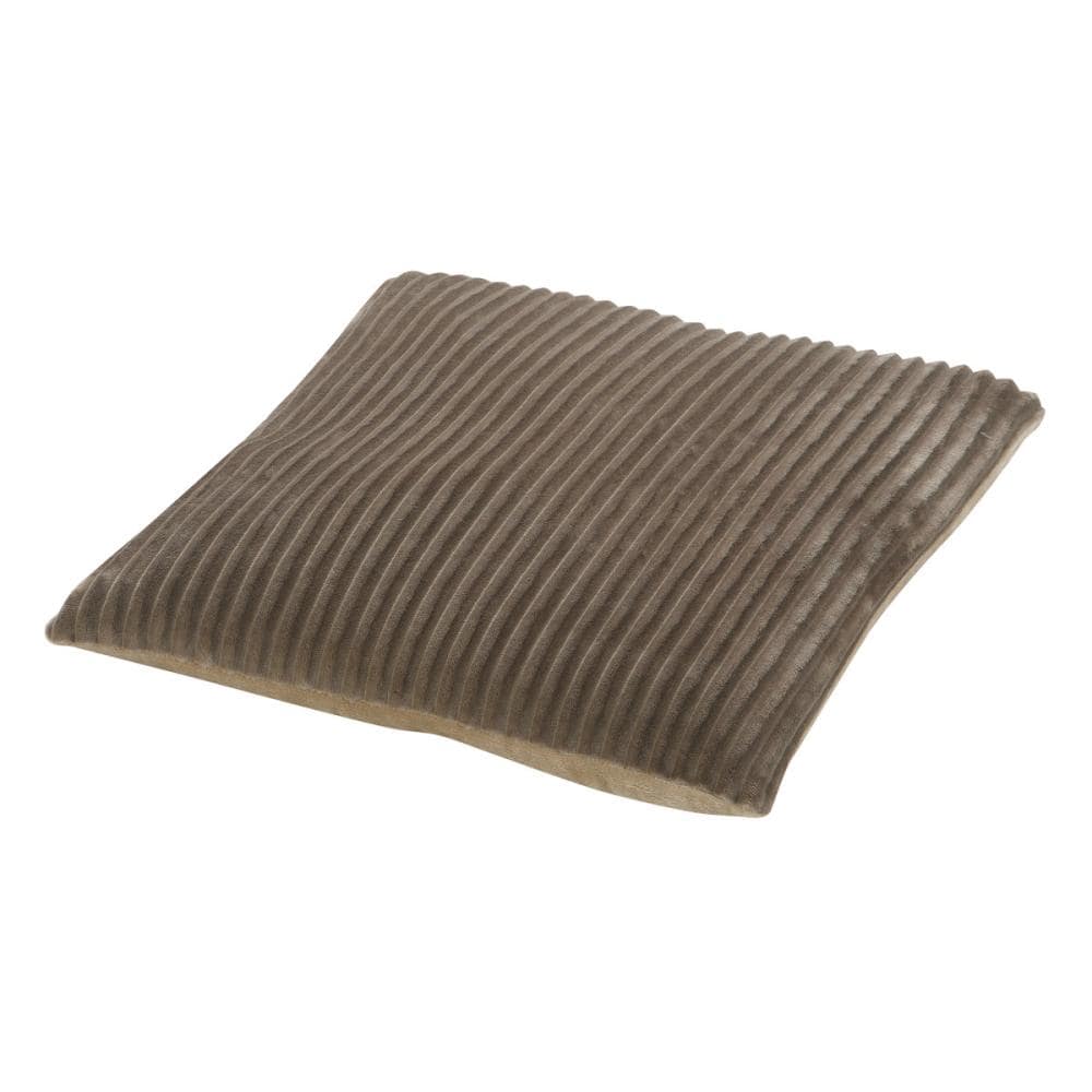 アテーナライフ　ボリューム座布団カバー　フロウズ　モカ　５５×５９ｃｍ