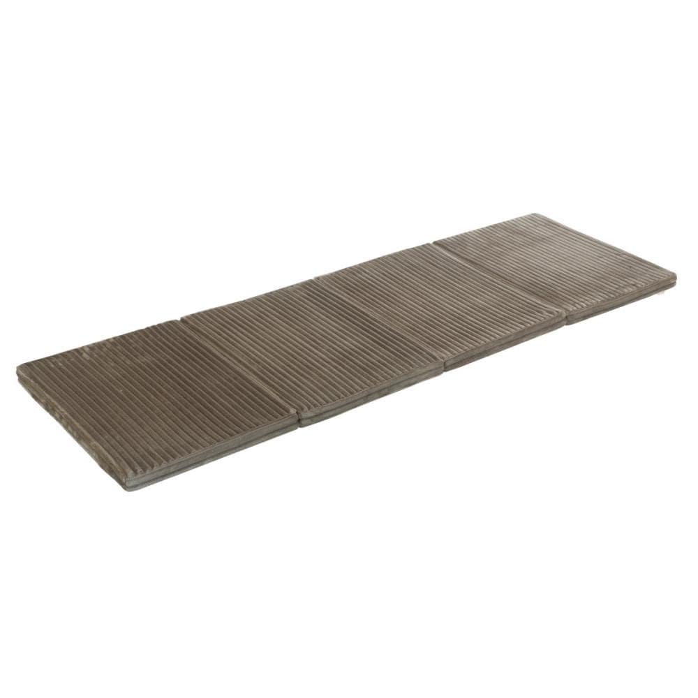 アテーナライフ　コンパクトにたためる４つ折りごろ寝クッション　モカ　６０×全長１８０×厚さ４ｃｍ