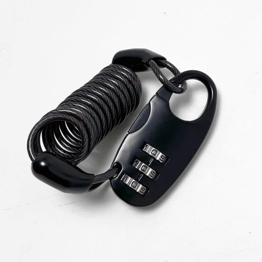 サギサカ　小型ダイヤルコイルロック　ＳＬ　９０ｃｍ　ブラック　４３８１８