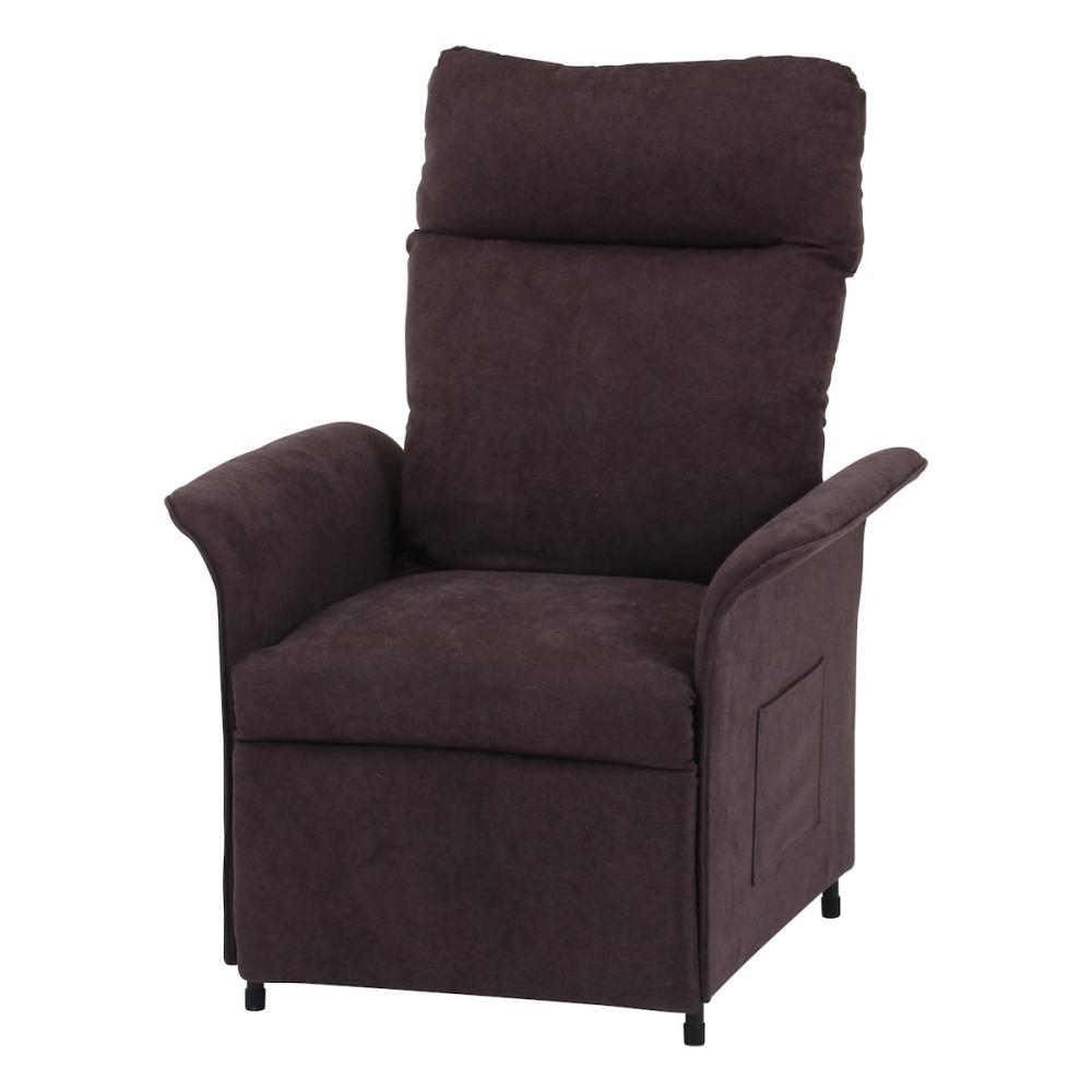 不二貿易　電動リクライナー　ＳＩＭＰＬＥ　一人掛け電動ソファ　ブラウン　ＣＤ６３２０４