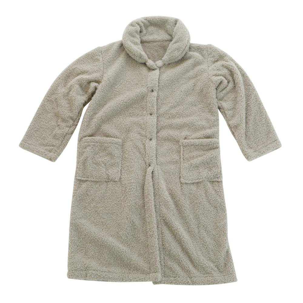 アテーナライフ　もこもこタッチ着る毛布　襟付き　Ｍ