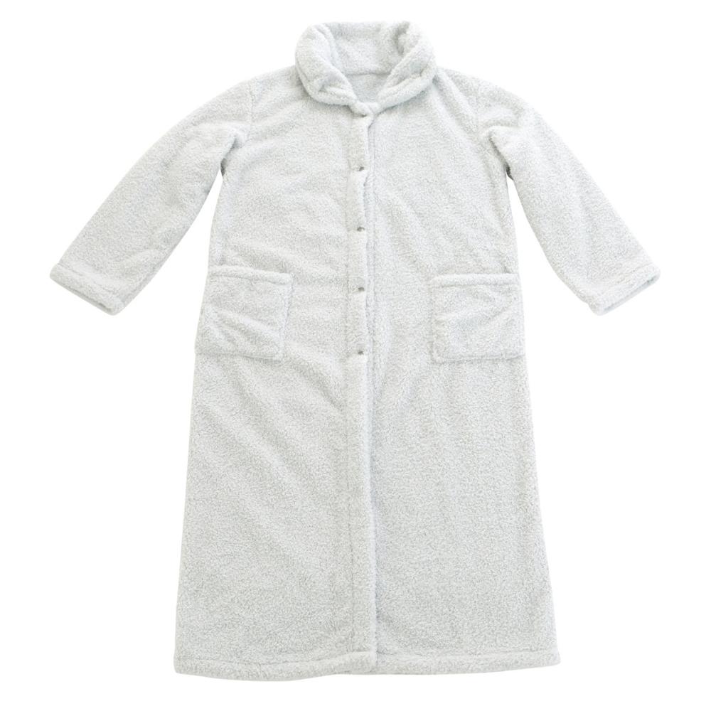アテーナライフ　もこもこタッチ着る毛布　襟付き　Ｌ