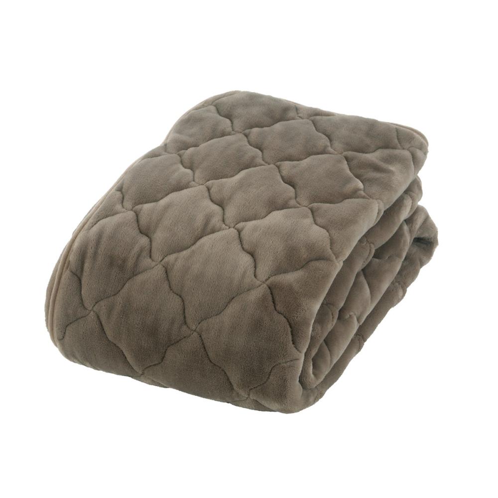 アテーナライフ　暖プラス　吸湿発熱・超なめらかタッチ敷パッド　モカ　シングル　１００×２００ｃｍ