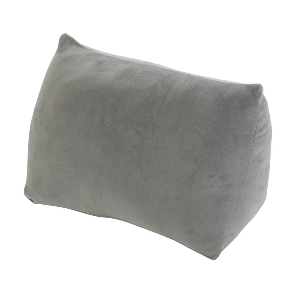 アテーナライフ　もちもち三角リラックスクッション　グレー