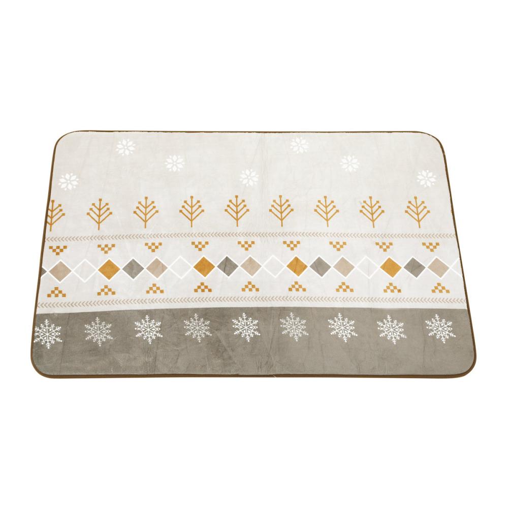 アテーナライフ　ルームマット　スノー　９０×１３５ｃｍ