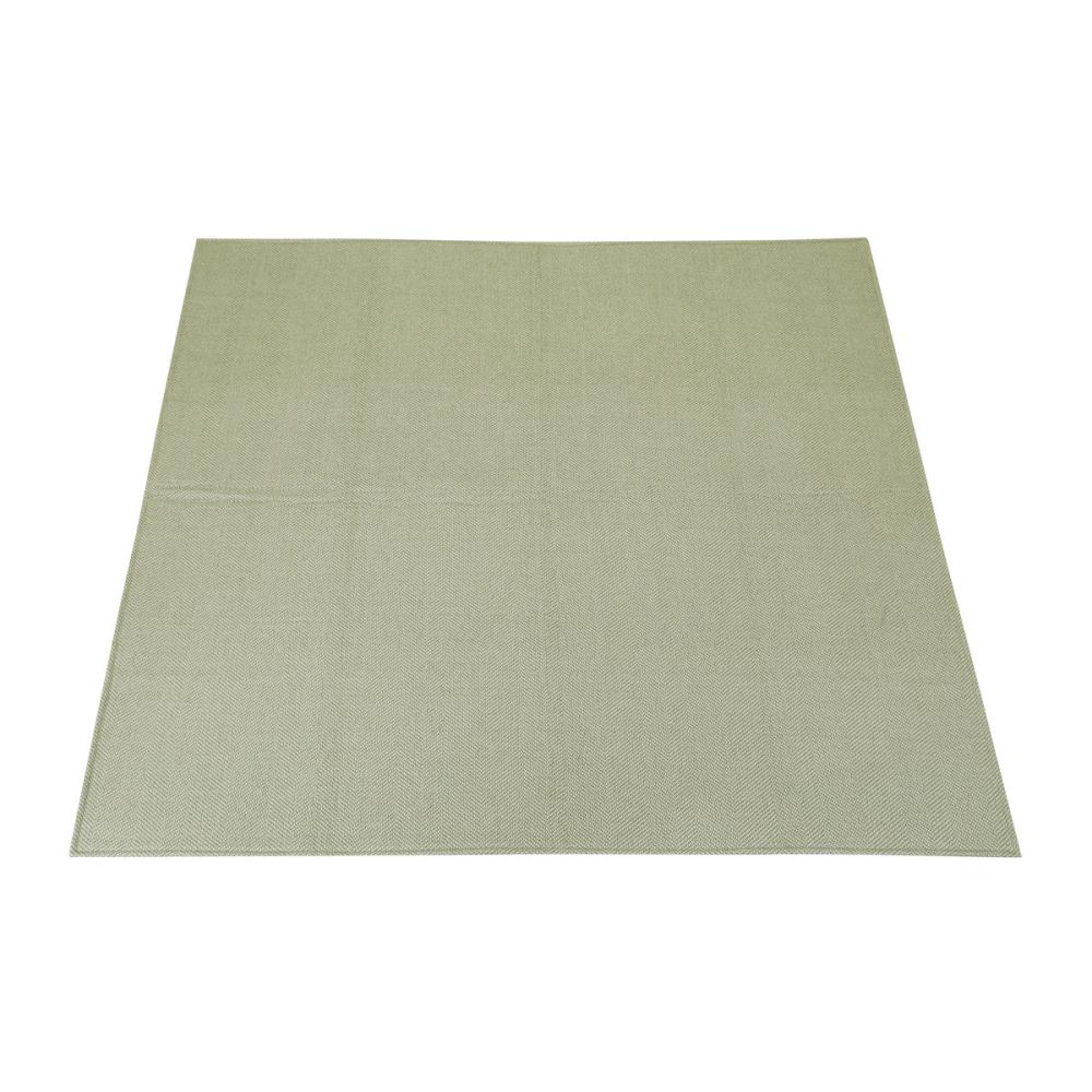 アテーナライフ　ジャガードラグ　ボワ　グリーン　１８５×１８５ｃｍ　約２．２畳