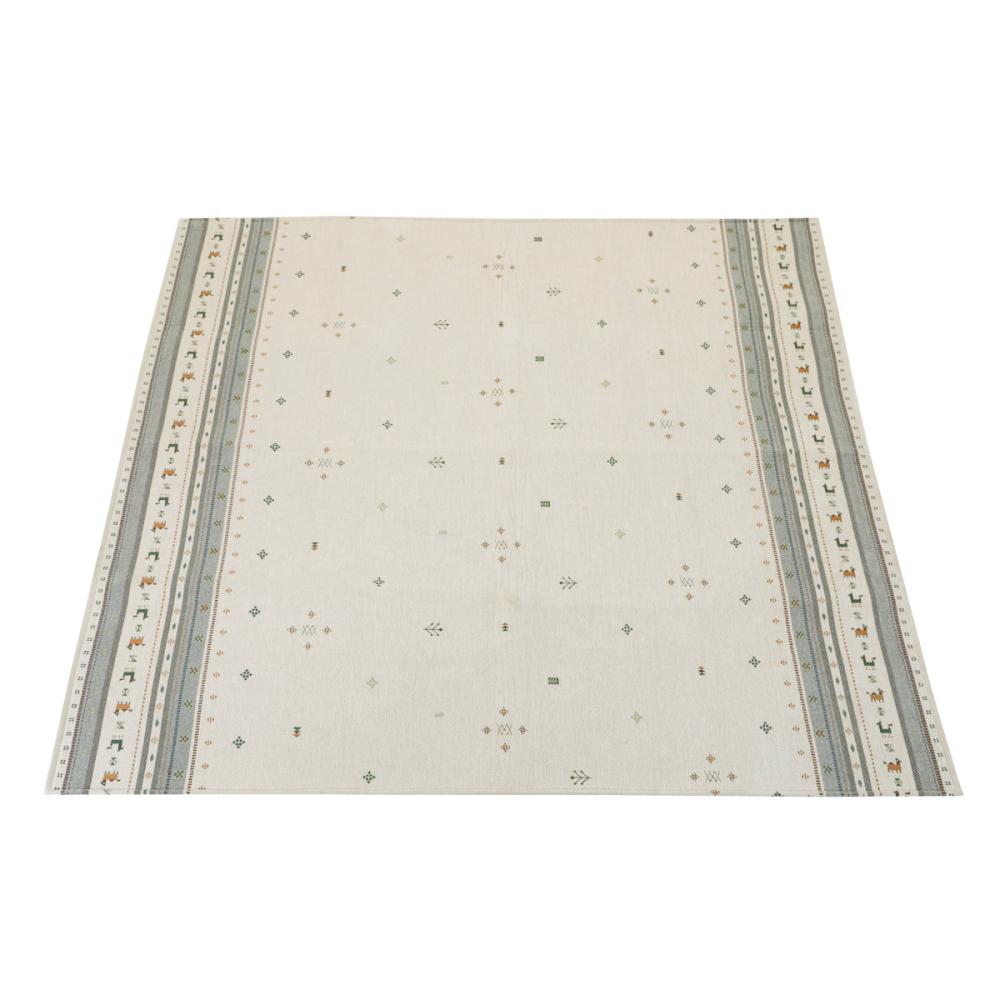 アテーナライフ　シェニールラグ　フェズ　グレー　１８５×１８５ｃｍ　約２．２畳