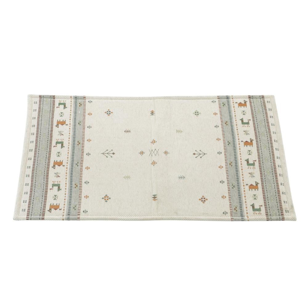 アテーナライフ　シェニール玄関マット　フェズ　グレー　５０×８０ｃｍ