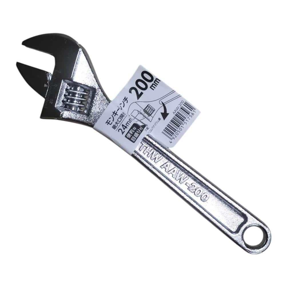 你的品牌名　モンキーレンチ　２００ｍｍ