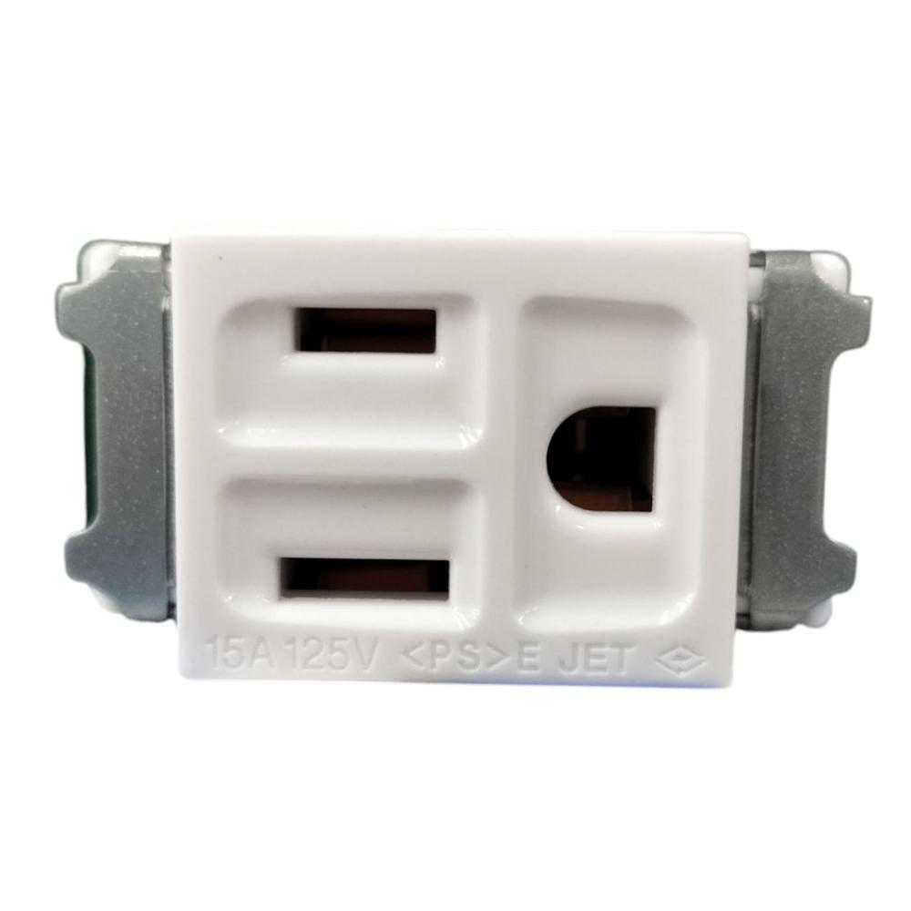 パナソニック　アドバンス　埋込接地シングルコンセント　セラミックホワイト　ＷＮ１１０１ＣＷ