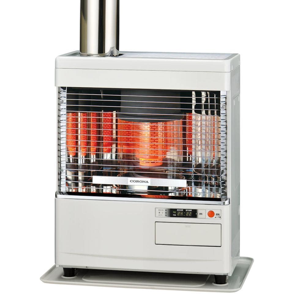 コロナ　ポット式（煙突式）角型ストーブ　木造１２畳　ホワイト　ＳＶ－Ｖ４５２５Ｍ（Ｗ）