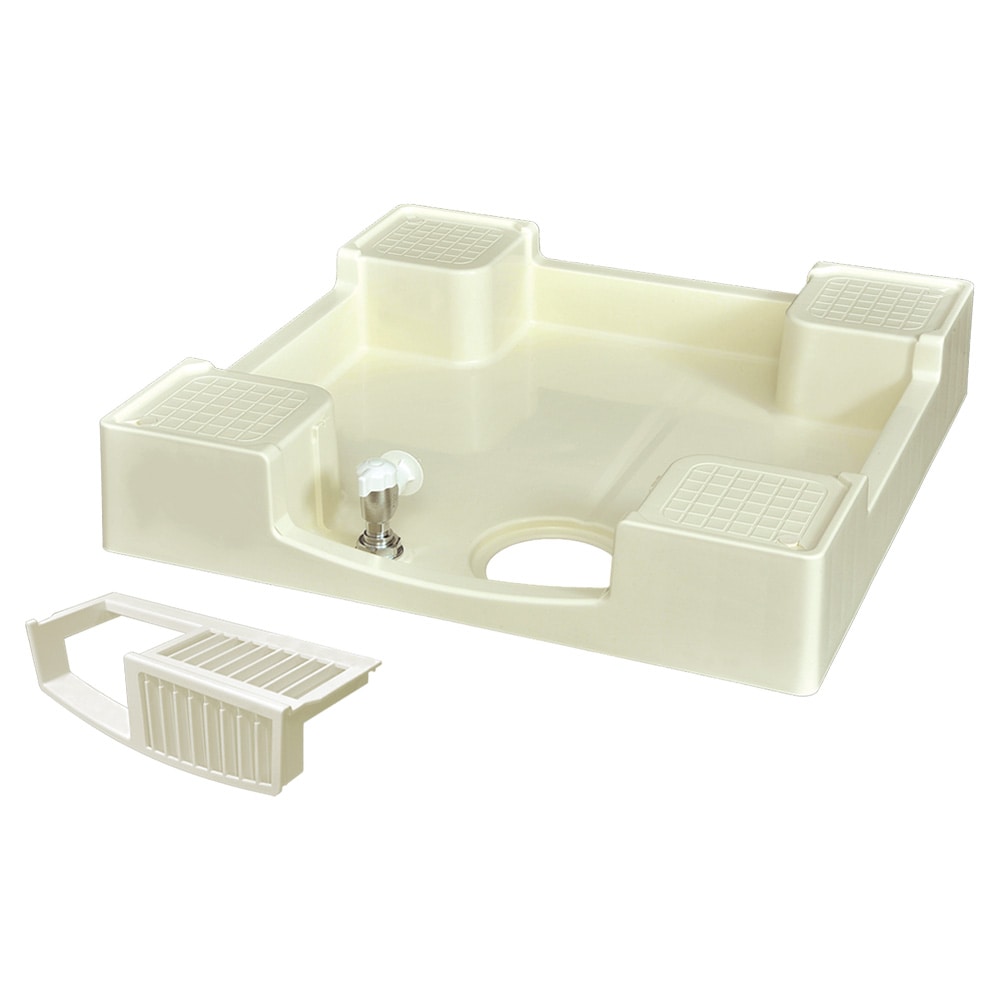 テクノテック　給水栓付き防水パン　アイボリーホワイト　ＴＰＦ６４０－ＣＷ１－Ｇ１