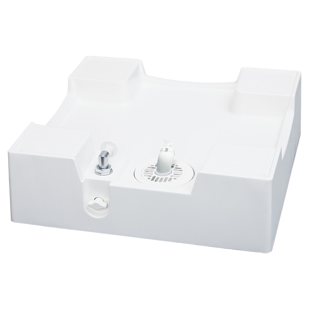 テクノテック　床上配管対応給水栓付防水パン　ニューホワイト　ＴＰＲＦ６４０－Ｗ３－ＦＮ