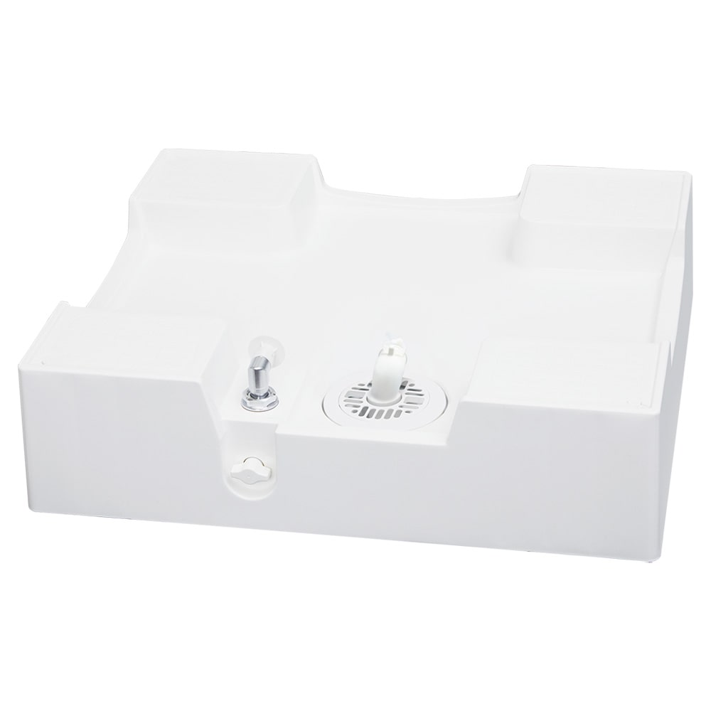 テクノテック　床上配管対応給水栓付防水パン　ニューホワイト　ＴＰＲＦ７４０－Ｗ３－ＦＮ