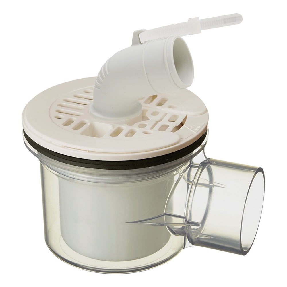 テクノテック　洗濯パン用排水トラップ　アイボリーホワイト　ＧＮＴ－ＳＷＭ－Ｗ１