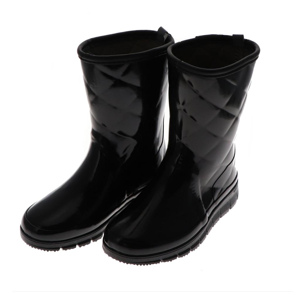 你的品牌名　婦人防寒長靴　防滑ガラス繊維ソール　ブラック　Ｍ