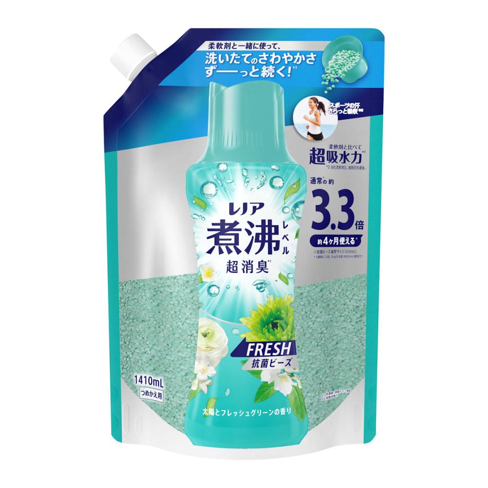 Ｐ＆Ｇ　レノア消臭抗菌ビーズ　フレッシュグリーン　詰替用　超特大　１４１０ｍＬ