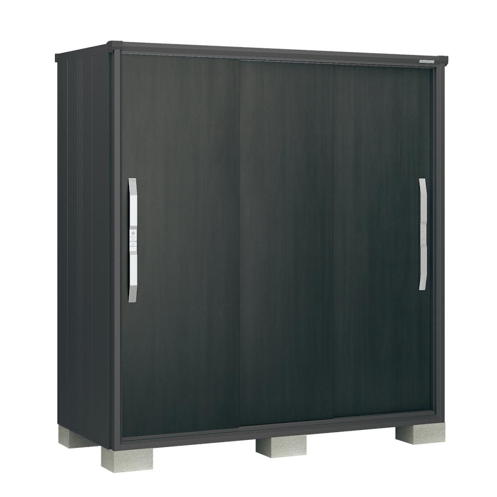 ヨド物置　ＢＬＡＣＫエスモ　間口１８０×奥行９０×高さ１９０ｃｍ　一般型　ウッディココア　ＥＳＦ１８０９ＡＢＫ／ＷＣ