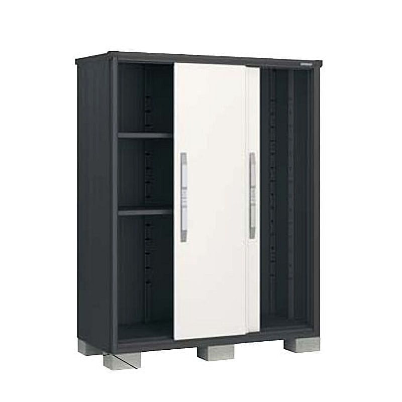 ヨド物置　ＢＬＡＣＫエスモ　間口１５０×奥行７５×高さ１９０ｃｍ　一般型　ウッディココア　ＥＳＦ１５０７ＡＢＫ／ＷＣ